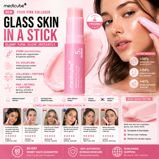 🌸 K-Beauty Premium: Medicube PDRN Pink Collagen: El Mejor Stick Coreano para un Brillo y Firmeza Instantáneos ⚡